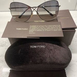 Tom Ford Colette Butterfly Sunglasses, gray